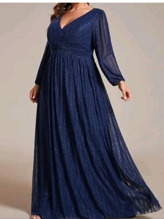 Ever Pretty Dresses & Skirts - Ever-Pretty Women's Glitter Plus Size 18 Formal Dress Evening Gown Long Sleeves
